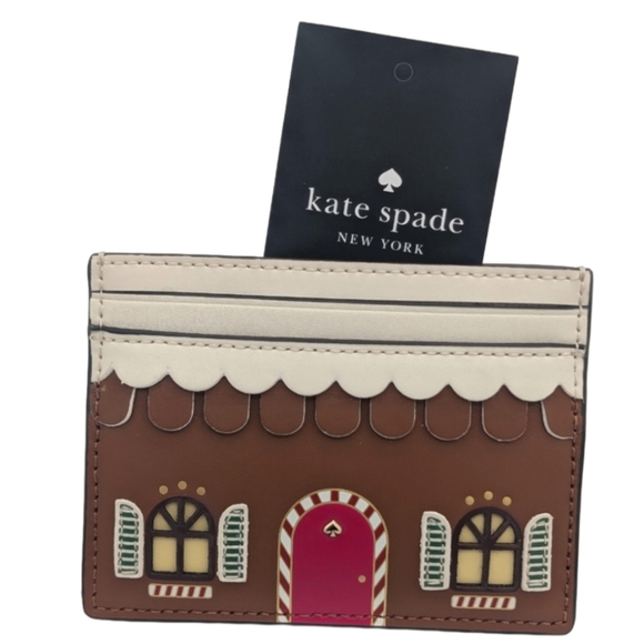 kate spade Accessories - Kate Spade New York Gingerbread house cardholder